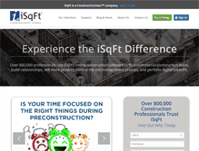 Tablet Screenshot of isqft.com